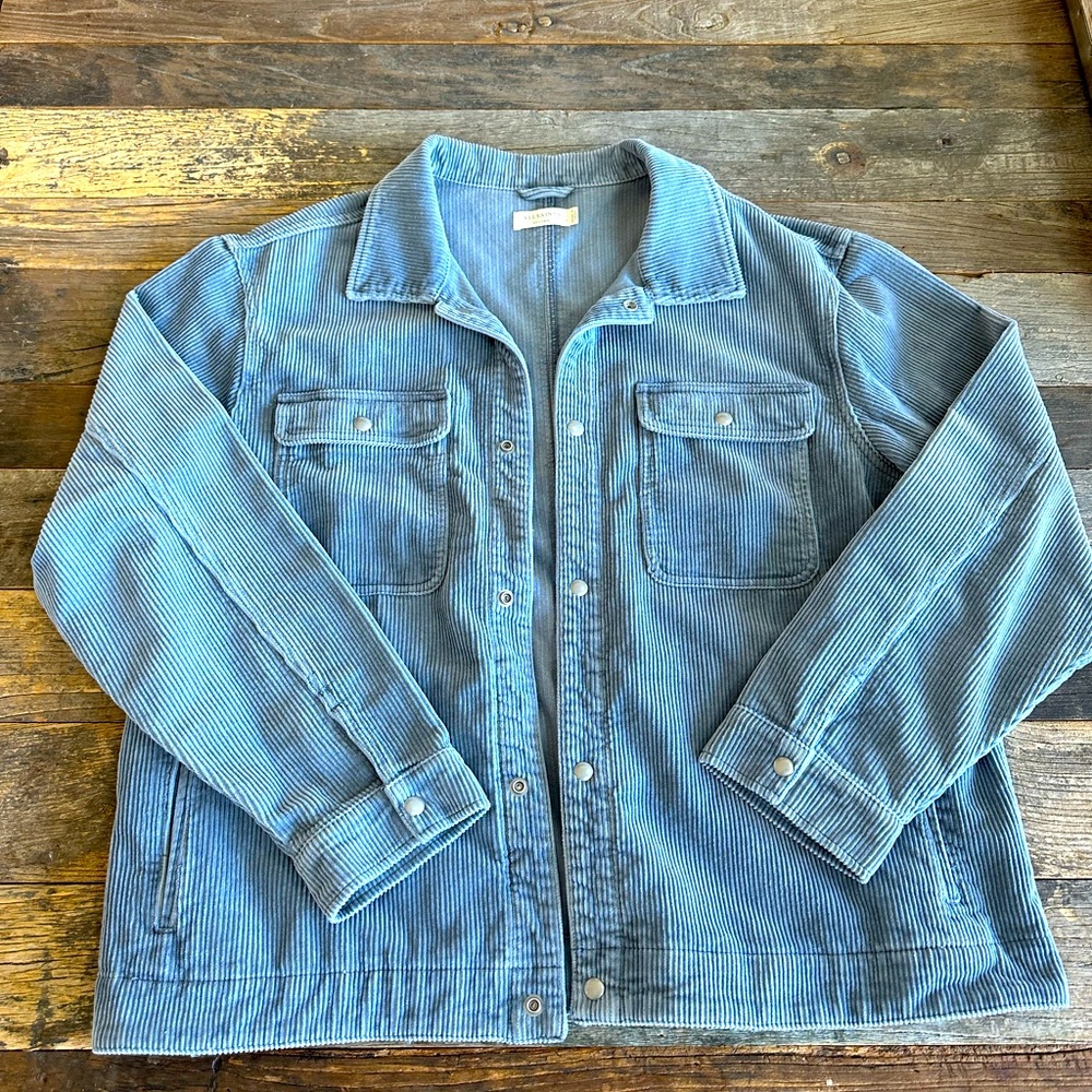 All Saints Men’s Corduroy Jacket - Size XXL - light blue, excellent condition